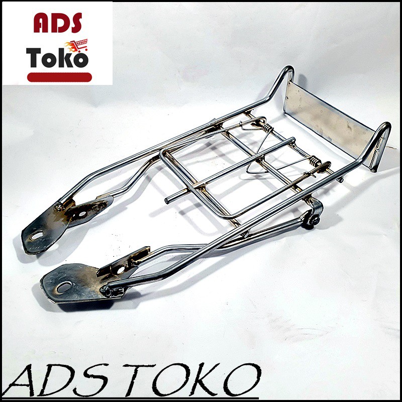 Rak Bagasi Belakang Yamaha V75 V80 Chrome PNP Tinggal Pasang