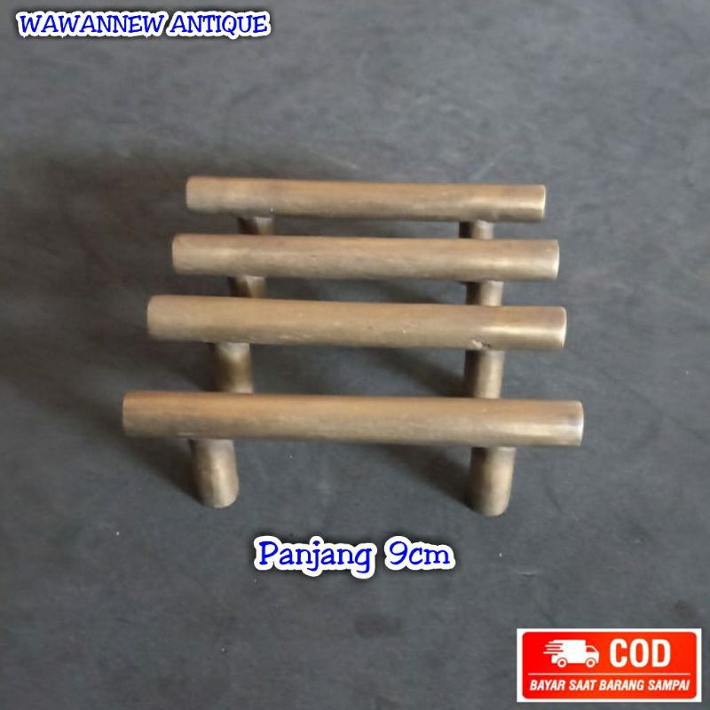 Handle / Tarikan Laci Gagang Lemari Jendela Pintu Rumah Kuningan Kitchen Set 9cm