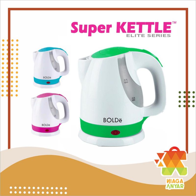 BOLDe Super KETTLE Elite Series Teko Pemanas Air Listrik BEST seller