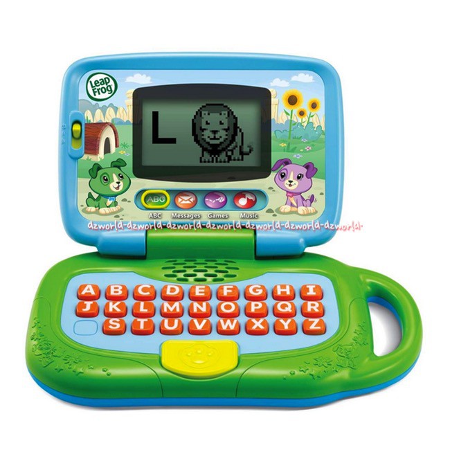 Leap Frog My Own Leaptop laptop mainan untuk mengajarkan balita tentang alfabet dan suara hewan