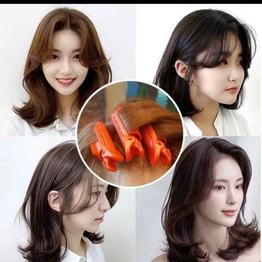 Roll Rambut Jepit Korea Hair Gulung Jepitan Clip Poni Blow Style Salon