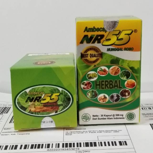 COD BAYAR DI TEMPAT HERBAL NR55 AMBECAP NR 55  ORIGINAL  QUALITY