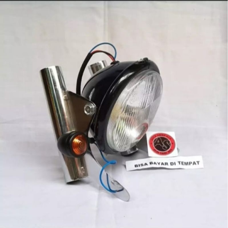 Lampu Pesek Lengkap Breket Dan Sen Variasi Rx-King Cb Tiger Megapro Vixion Verza Tunder Dll