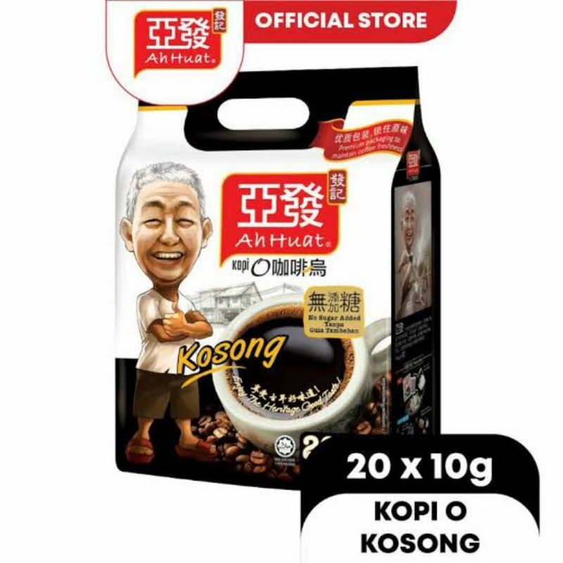 

Kopi Malaysia Ahuat ( Kosong / tanpa gula )