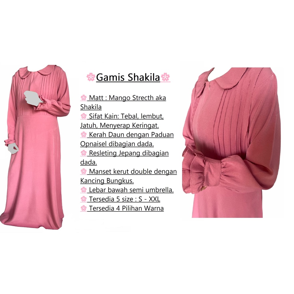 Haura Hijab Syari Gamis Premium Gamis Syari Bahan Shakila Tebal Dan Lembut Size S-XXL-3