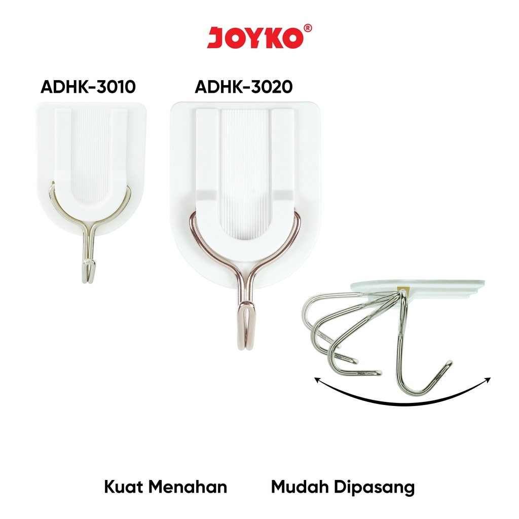 Gantungan Adhesive Hook Tempel Dinding Kait Perekat Joyko