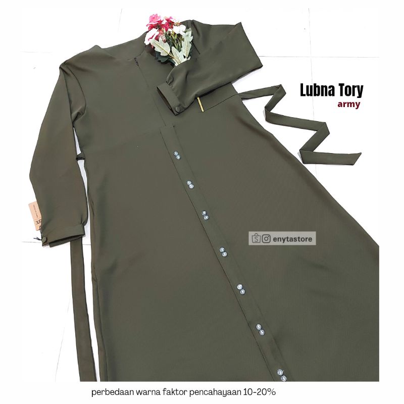 GAMIS Lubna Tory | bahan Tory burch | busui friendly | 1 kg = 3pcs