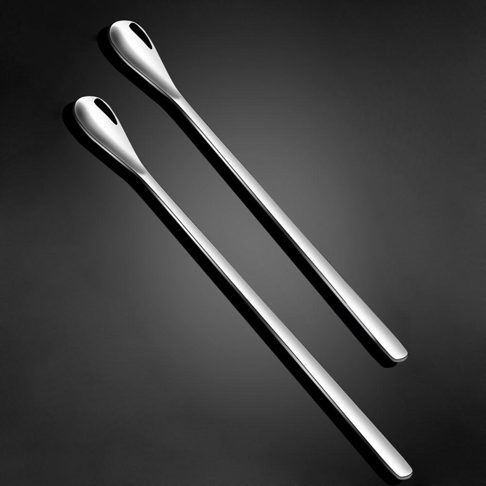 [Elegan] Sendok Teh 1PC Alat Makan Sendok Es Krim Bahan Stainless Steel Untuk Piknik Dapur Cocktail Bar Tools