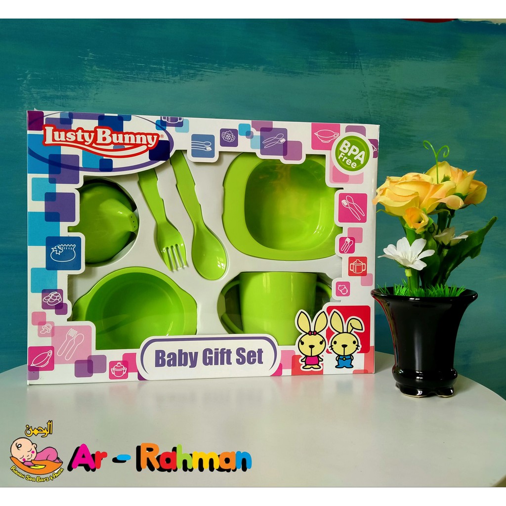 Set Tempat Makan Bayi Lusty Bunny