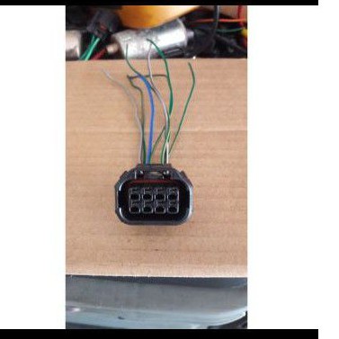 SOKET KABEL LAMPU DEPAN HEADLAMP PIN 8 MOBIL HONDA NEW JAZZ / MOBILIO / HRV/ CRV / CIVIC  / CITY ORI