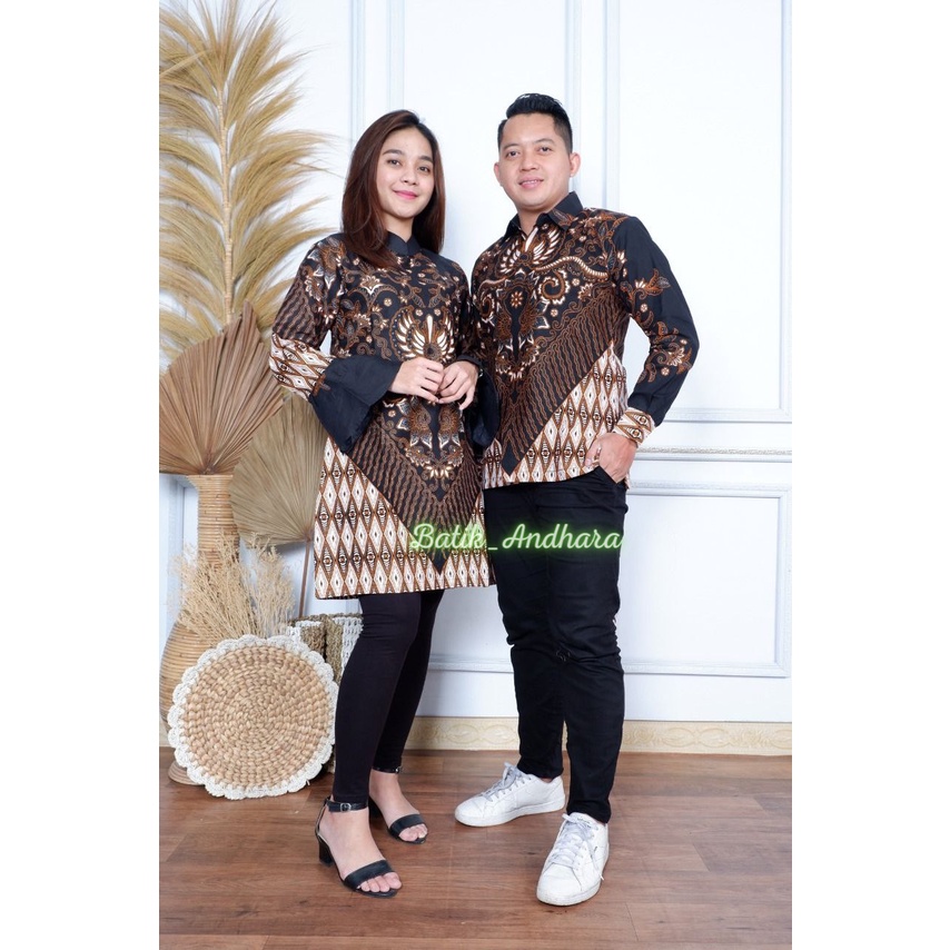 Tunik Batik Wanita Modern Premium Couple / Batik Tunik Wanita Terbaru Modern Couple Kondangan / Batik Kerja Wanita Atasan Batik Modern WAJIK