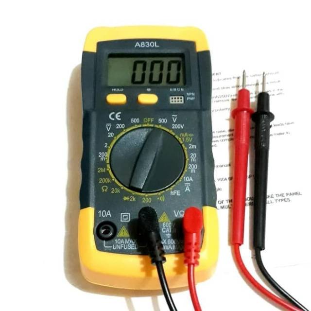 Digital multitester multimeter avometer A830L Visero