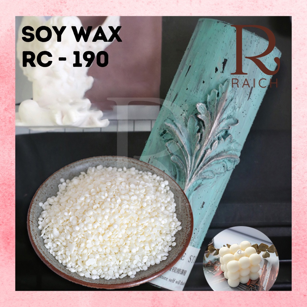 5KG SOY WAX - PILLAR RC-190 Soy Wax 100% Pure / Natural Scented Candle Bahan Baku Lilin Kedelai Aromaterapi Import Eco Friendly
