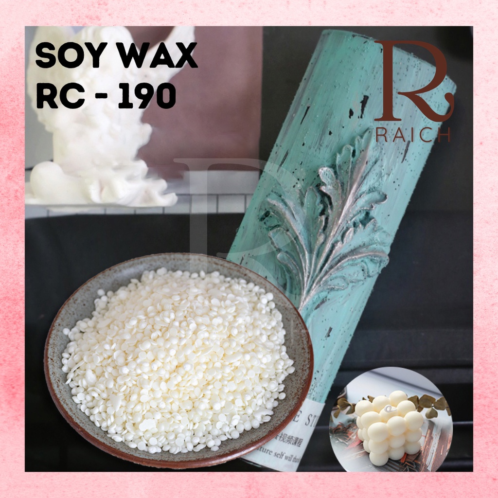 25KG Raw Soy Wax Pillar Candle Pellet Wax / Bahan Scented Candle / Lilin Kedelai