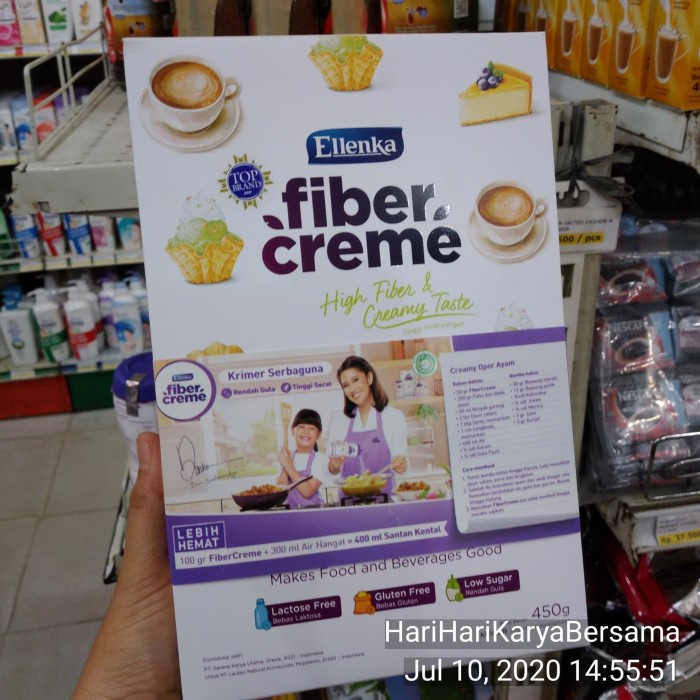 

(BISA COD) ELLENKA FIBER CREME 450GR