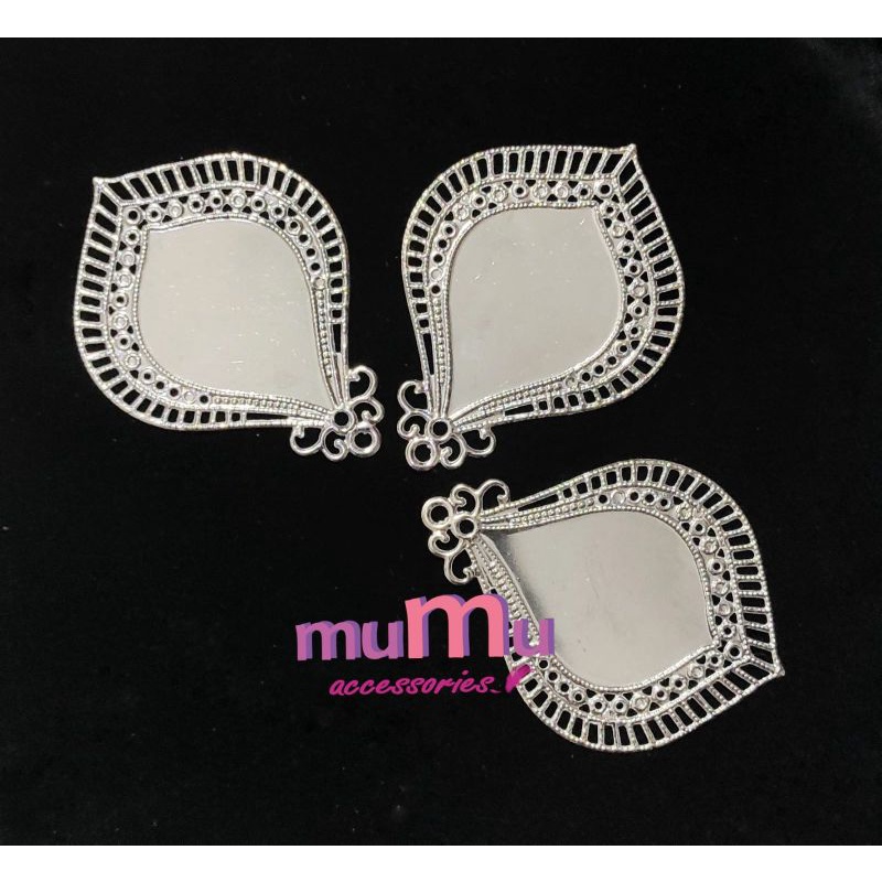 Lempengan plat lempeng bahan aksesoris ( 12 pcs )