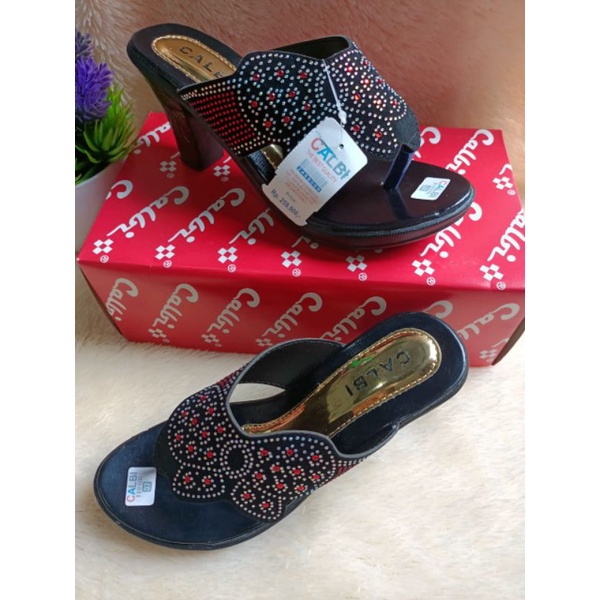 SANDAL HEELS JEPIT CALBI PITA PREMIUM