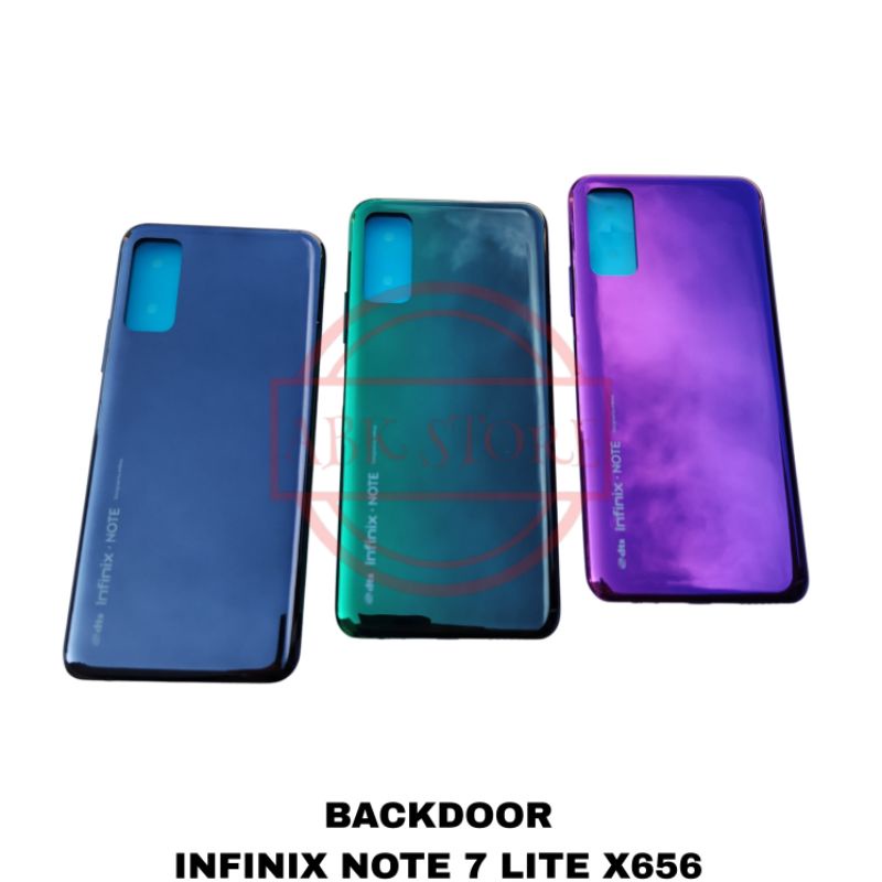 TUTUP BELAKANG BACKDOOR BACKCOVER INFINIX NOTE 7 LITE X656 BACK CASING HOUSING ORIGINAL