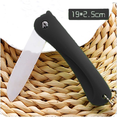 Pisau Dapur Lipat Ajaib Unik Portable Knife Bahan Keramik TF0003