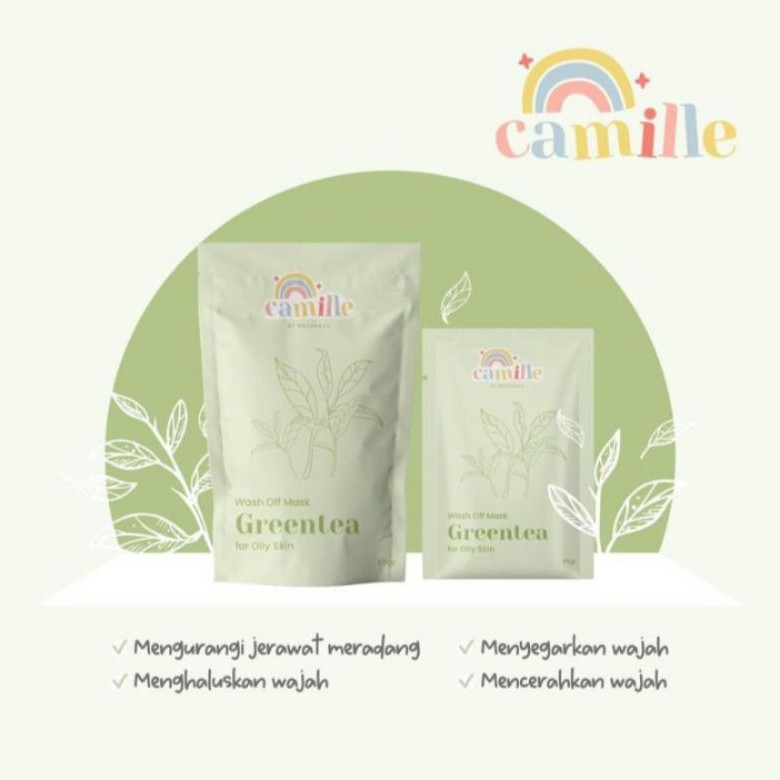 [LANGSUNG KIRIM] BISA PILIH BONUS☑️ CAMILLE BEAUTY BPOM 25gr camille beaute masker wajah-3