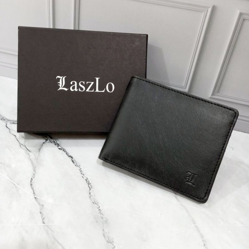 LASZLO Dompet pria pu leather/kulit sintetis 2121pu slot card-5