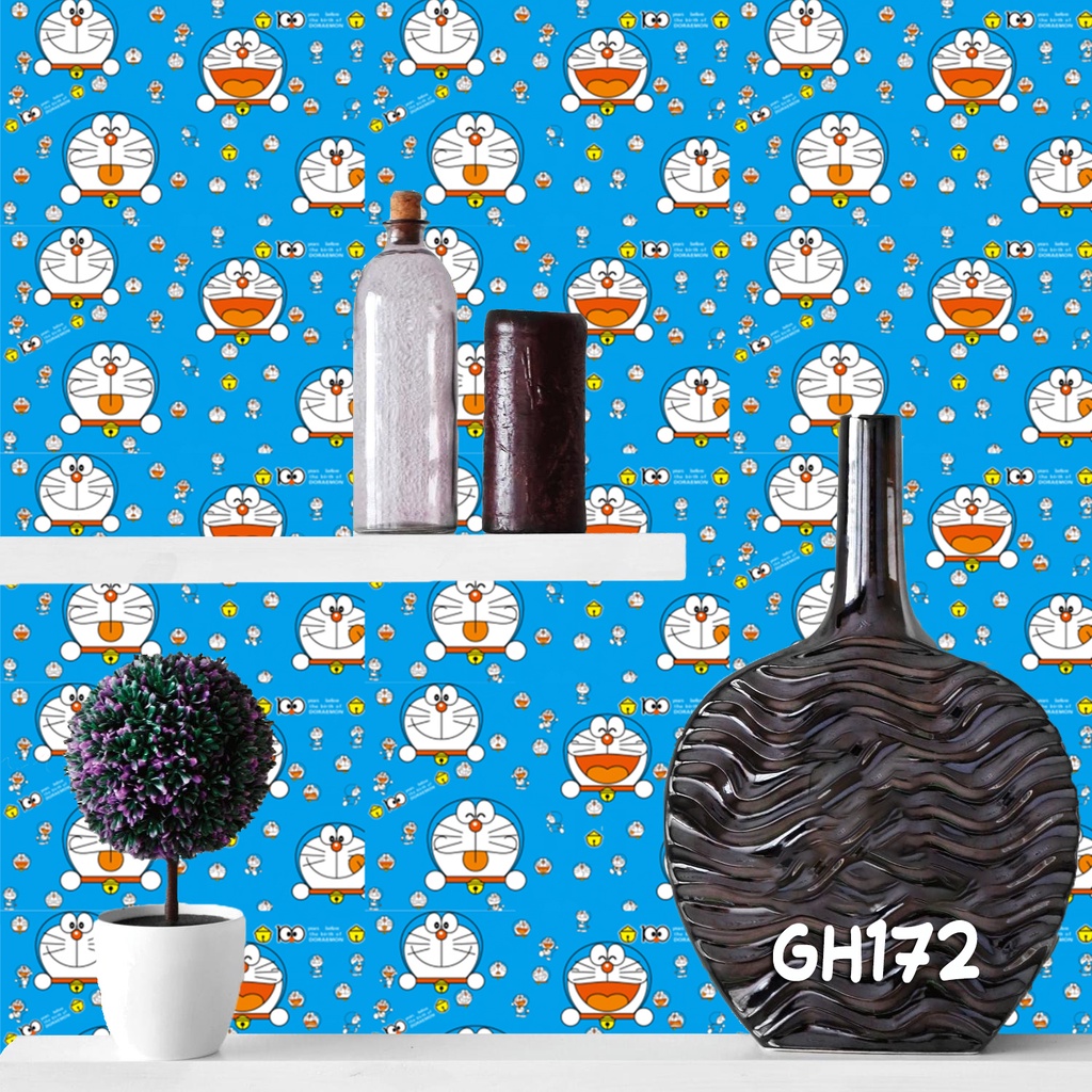 Wallpaper stiker Dinding kamar tidur wallpaper Hiasan dinding karakter 8m