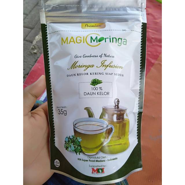 

Magicmoringa Daun kelor seduh ( kelor tubruk ) 35gr