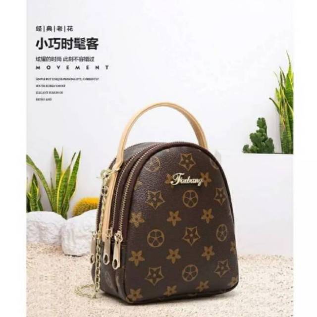 Tas selempang lv 3ruang / tas wanita terlaris /tas mewah harga murah TAS KECE ,TAS PEREMPUAN