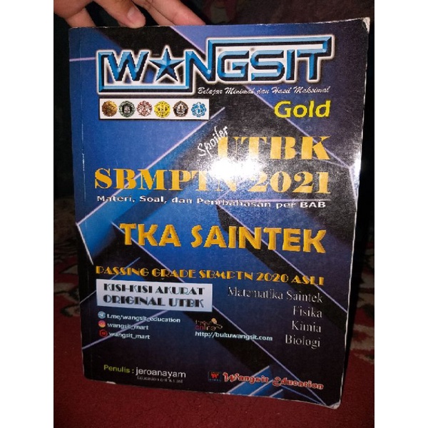 [Preloved] Wangsit Gold Jeroanayam TKA SAINTEK 2021