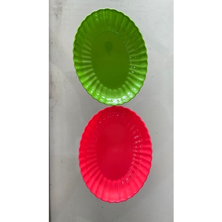 piring kerang kecil/piring oval kecil/piring prasmanan oval/piring oval tebal/piring oval warna