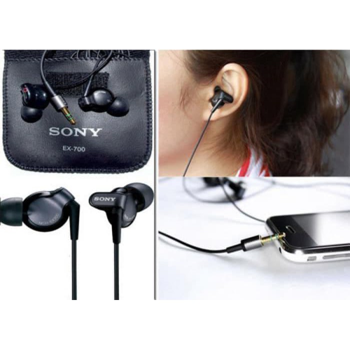 Promo Headset Handfree  Sony Super Bass Original Ori Stereo Earphone Mega