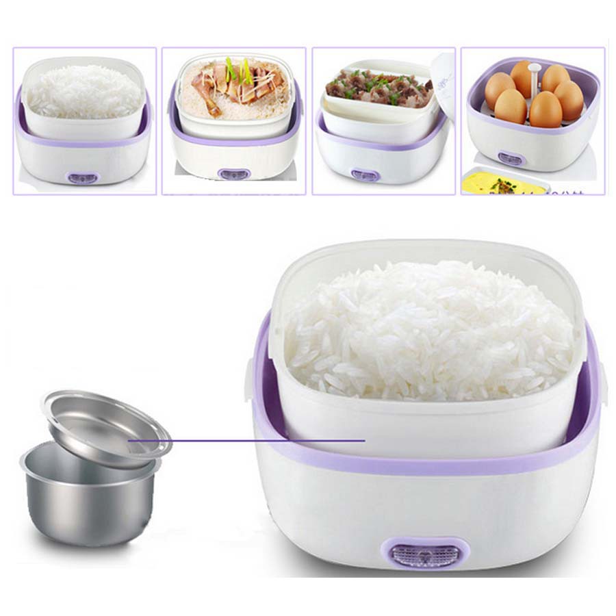 StarHome Rice Cooker Mini 2 Susun kapasitas 1 L - Penanak Nasi Mini - Egg Boiler