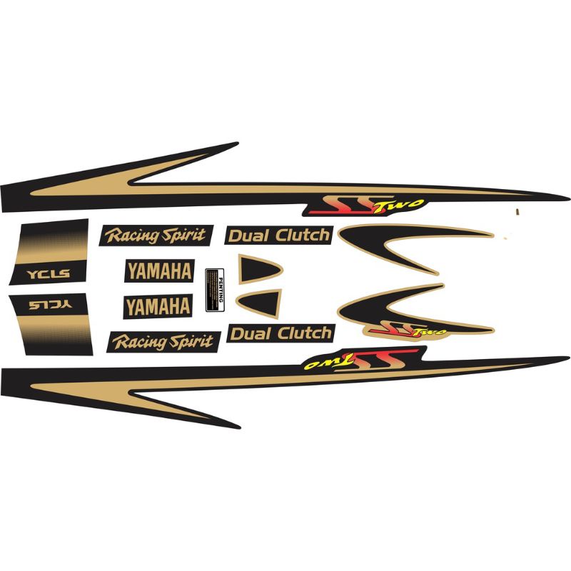 STRIPING  SS TWO MALAYSIA HITAM GOLD FIZ R