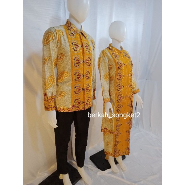Original Couple Songket Khas Palembang Bahan Super Premium