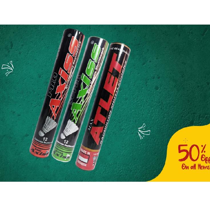 SHUTTLECOCK KOK BADMINTON BULUTANGKIS SUPER AXISS PRO AXISS MAX ATLET –TBS.02Jl22ᴷ