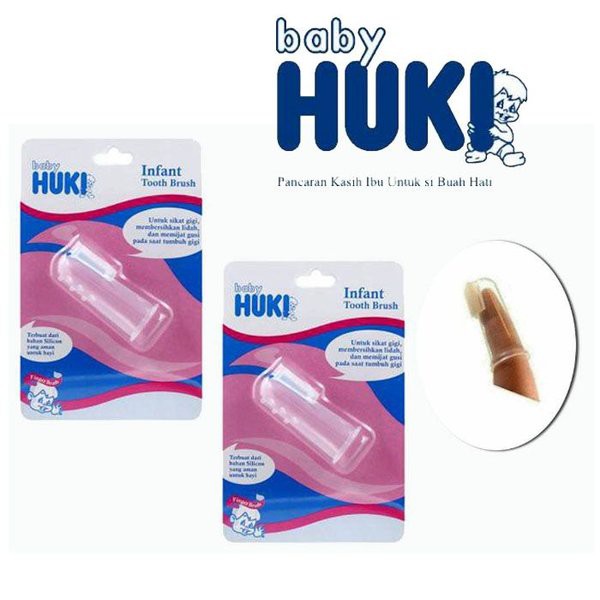 Huki Infant Toothbrush sikat jari sikat lidah bayi