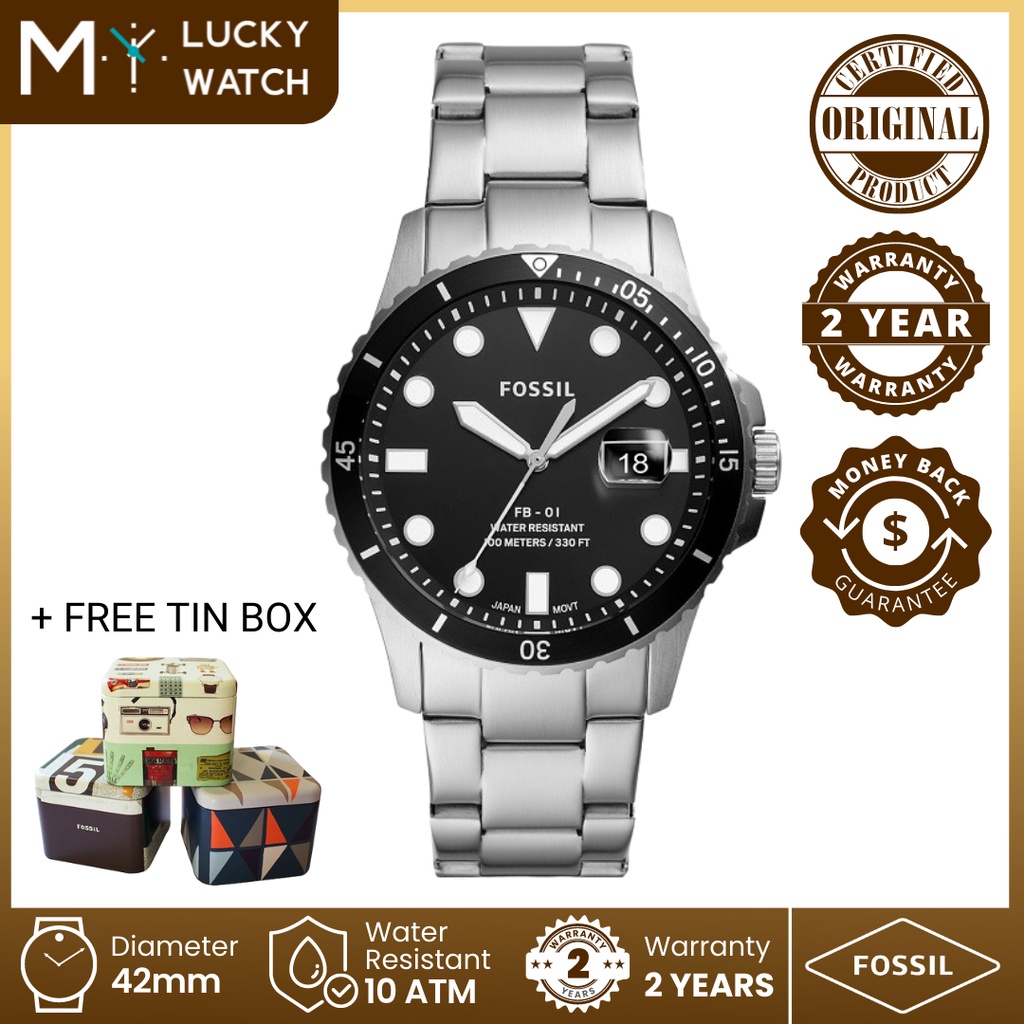 Jam Tangan Pria Original FS5652 Three Hand Date