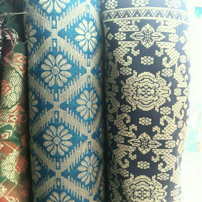 Bahan songket/Kain songket/Bahan songket semi Palembang