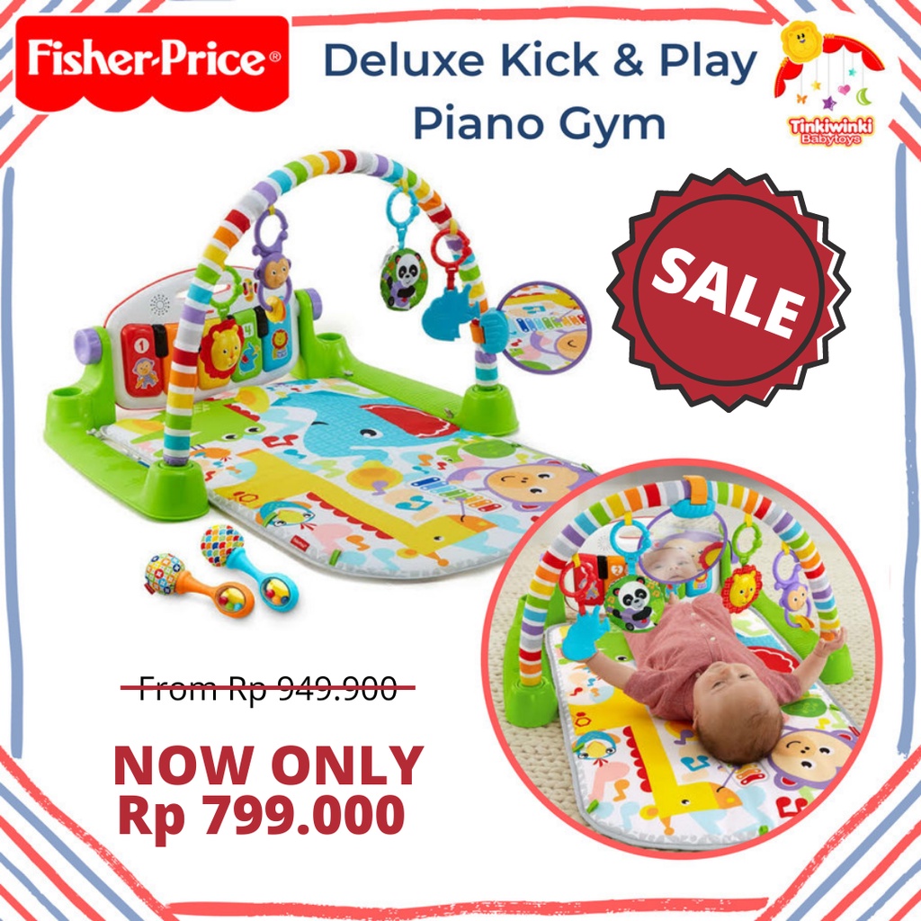 Fisher Price Deluxe &amp; Kick Play Piano Gym