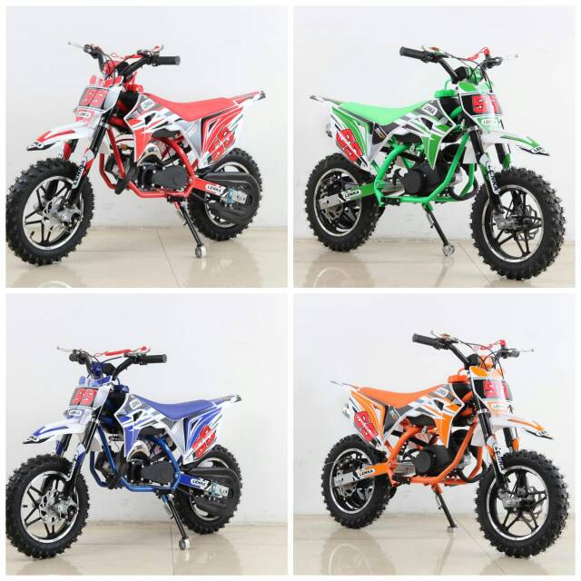 MOTOR MEDIUM TRAIL LENKA 55 50CC MESIN 2 TAK~MOTOR MINI-MOTOR CROSS-MOTOR LENKA-MAINAN MOTOR ANAK