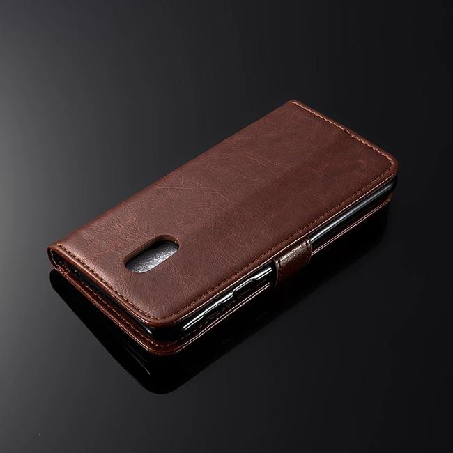 MAVO FLIP COVER SAMSUNG GALAXY J7 PLUS J7PLUS J7+ 2017 WALLET LEATHER CASE - HITAM XWOO