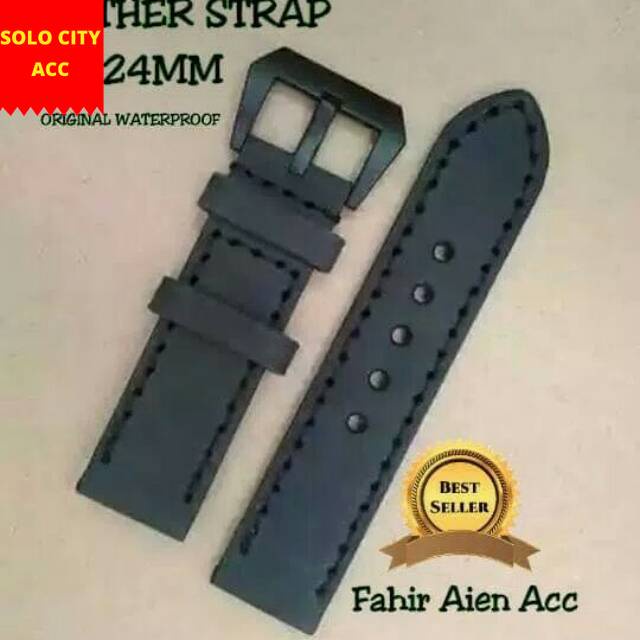 TALI JAM KULIT EXPEDITION SWISS ARMY LEATHER STRAP TALI JAM TANGAN 24mm