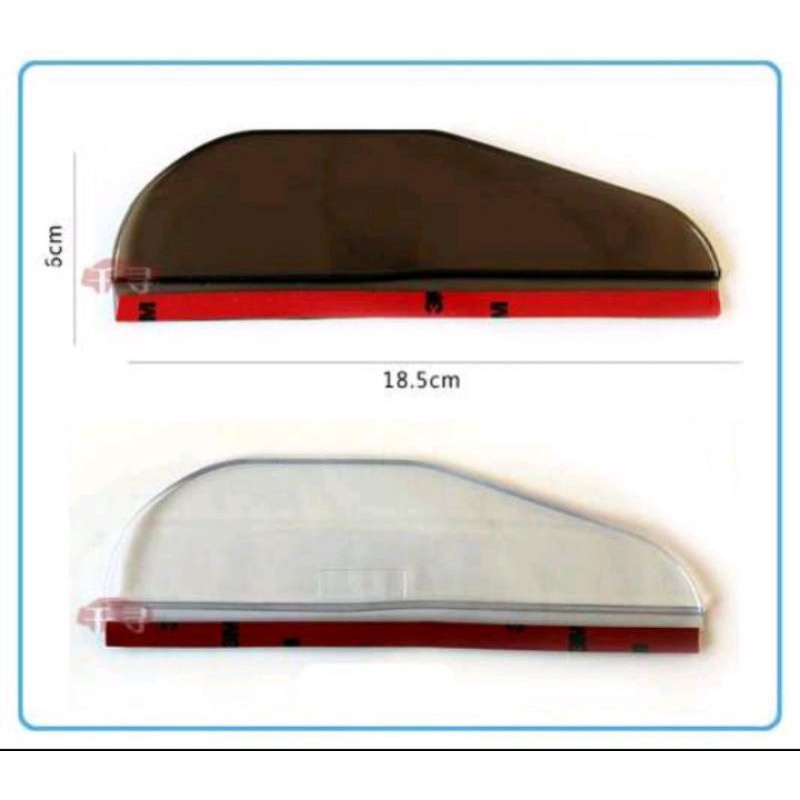 Talang air mika pelindung kaca spion dari hujan mobil calya/sigra
