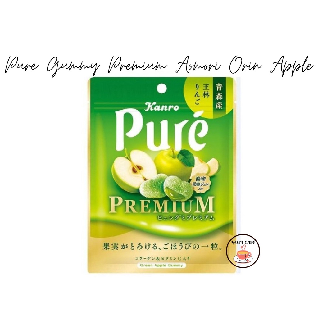 

PERMEN – PURE KANRO PREMIUM GUMMY AOMORI ORIN APPLE