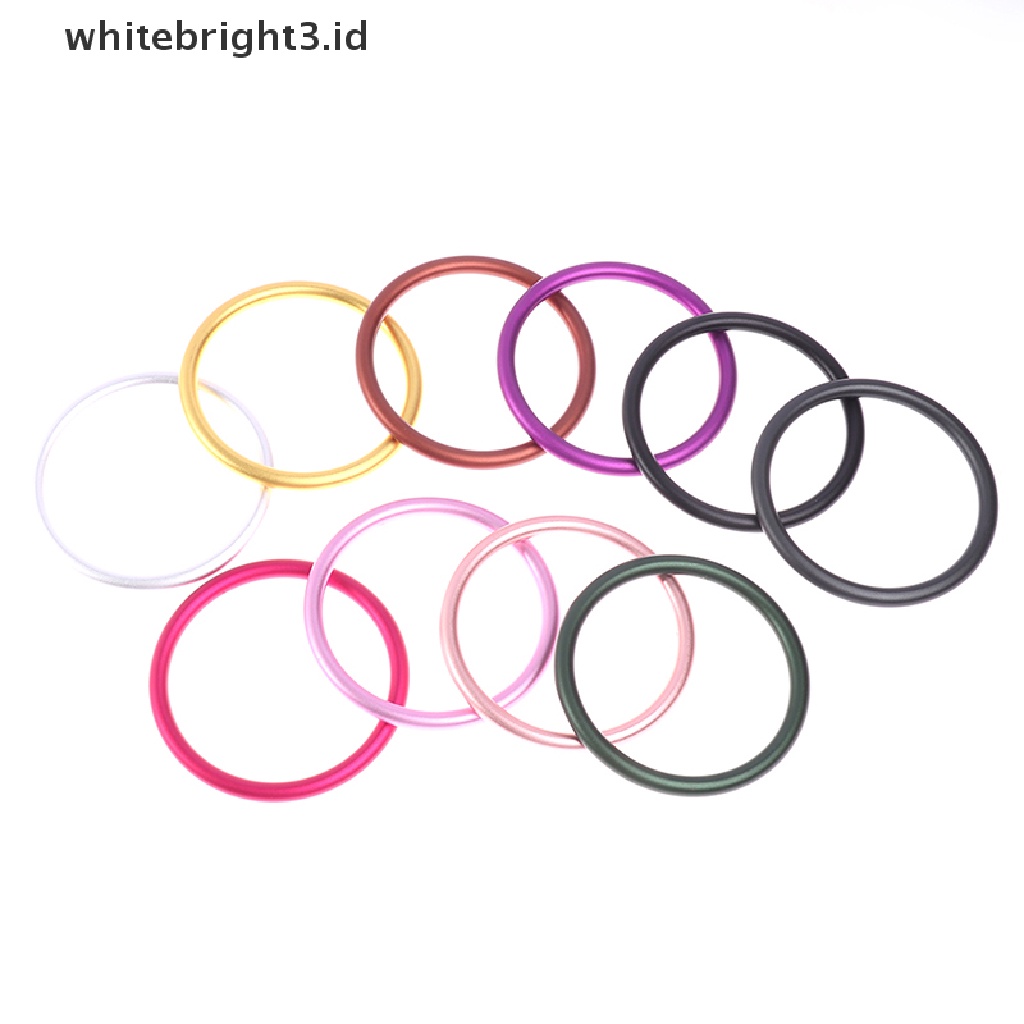 (whitebright3.id) 2pcs Sling Ring Bahan Aluminum Untuk Gendongan Bayi