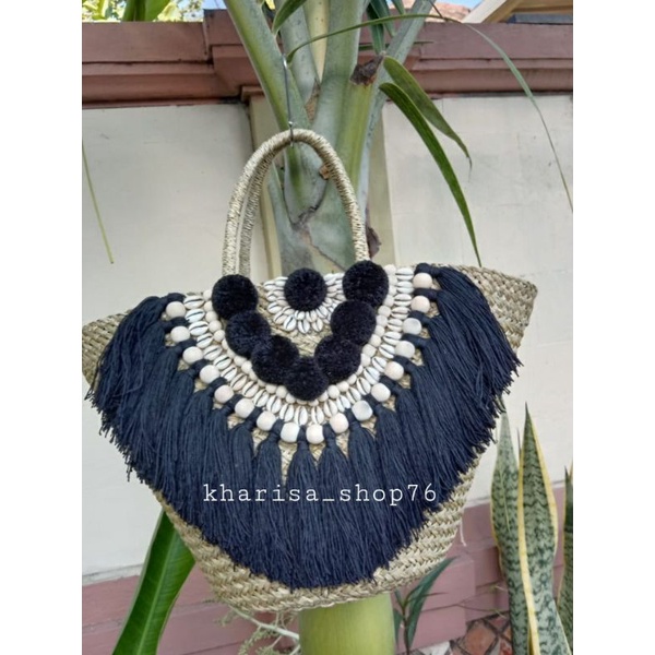 Tas mendong bali#tas kerajinan anyaman bali#tas pantai#Tas murah bali