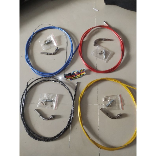 Kabel gas selang srat L spontan actif motor scoopy mio beat vario dll