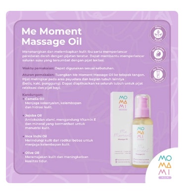 Momami Me Moment Massage Oil 100ml