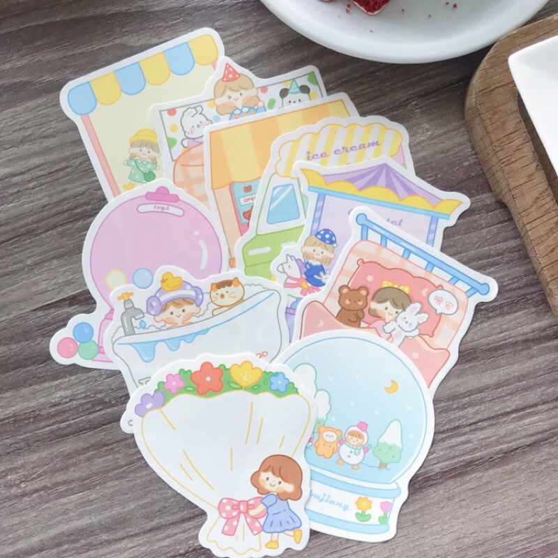 

[CUTE GIRL MEMO PAD]