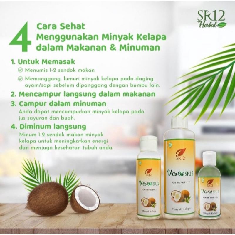 

Minyak kelapa murni - V Co oil SR 12